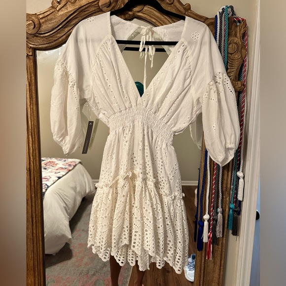 MISA Los Angeles eyelet dress NWT - Picture 4 of 4